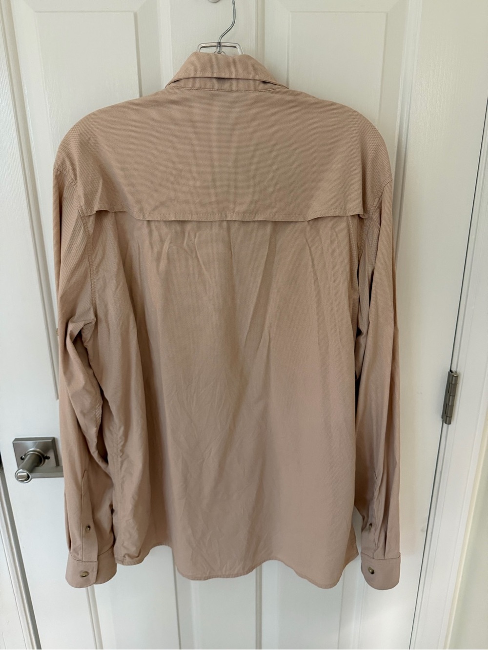 Poncho Men’s The Lacava Long Sleeve Button Up Sunset Micro Check - Picture 3 of 4